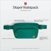 imageHUGGIES Diaper Waistpack Crossbody BagBlack