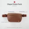 imageHUGGIES Diaper Waistpack Crossbody BagCognac Leather