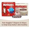 imageHuggies Calm Baby Wipes Unscented Hypoallergenic 10 Push Button Packs 560 Wipes Total56 Count Pack of 10