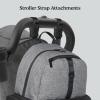imageHuggies Day Pack Diaper Backpack Dark Grey HeatherBlack One Size