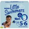 imageHuggies Little Swimmers Disposable Swim Diapers Size 4 2434 lbs 36 Ct 2 packs of 18 Packaging May VaryLarge