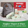 imageHuggies Natural Care Sensitive Baby Wipes Unscented Hypoallergenic 99 Purified Water 24 Soft Packs of 56 1344 Wipes Total48 Count Pack of 6