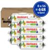imageHuggies Natural Care Sensitive Baby Wipes Unscented Hypoallergenic 99 Purified Water 24 Soft Packs of 56 1344 Wipes Total56 Count Pack of 8