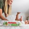 imageHuggies Natural Care Sensitive Baby Wipes Unscented Hypoallergenic 99 Purified Water 24 Soft Packs of 56 1344 Wipes Total56 Count Pack of 8