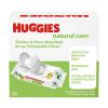 imageHuggies Natural Care Sensitive Baby Wipes Unscented Hypoallergenic 99 Purified Water 24 Soft Packs of 56 1344 Wipes Total56 Count Pack of 8