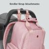 imageHuggies Signature Hug Pack Diaper Backpack Black OSBridal Rose