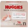 imageHuggies Size 1 Diapers Skin Essentials Baby Diapers Size 1 814 lbs 198 Count 3 Packs of 66Newborn