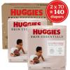 imageHuggies Size 1 Diapers Skin Essentials Baby Diapers Size 1 814 lbs 198 Count 3 Packs of 66Size 4