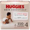 imageHuggies Size 1 Diapers Skin Essentials Baby Diapers Size 1 814 lbs 198 Count 3 Packs of 66Size 4