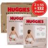 imageHuggies Size 1 Diapers Skin Essentials Baby Diapers Size 1 814 lbs 198 Count 3 Packs of 66Size 5