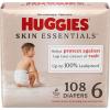 imageHuggies Size 1 Diapers Skin Essentials Baby Diapers Size 1 814 lbs 198 Count 3 Packs of 66Size 6