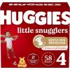 imageHuggies Size 2 Diapers Little Snugglers Baby Diapers Size 2 1218 lbs 186 Count 3 Packs of 62 Packaging May VarySize 4