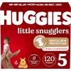 imageHuggies Size 2 Diapers Little Snugglers Baby Diapers Size 2 1218 lbs 186 Count 3 Packs of 62 Packaging May VarySize 5