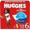 imageHuggies Size 2 Diapers Little Snugglers Baby Diapers Size 2 1218 lbs 186 Count 3 Packs of 62 Packaging May VarySize 6
