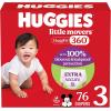 imageHuggies Size 4 Baby Diapers Little Movers HuggFit 360 Baby Diapers with 360 Waistband Size 4 2237 lbs 144 Count 4 Packs of 36 Packaging May VarySize 3