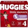 imageHuggies Size 6 Diapers Little Movers Baby Diapers Size 6 35 lbs 108 Count 2 Packs of 54 Packaging May VarySize 4