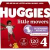 imageHuggies Size 6 Diapers Little Movers Baby Diapers Size 6 35 lbs 108 Count 2 Packs of 54 Packaging May VarySize 4