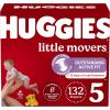 imageHuggies Size 6 Diapers Little Movers Baby Diapers Size 6 35 lbs 108 Count 2 Packs of 54 Packaging May VarySize 5