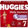 imageHuggies Size 6 Diapers Little Movers Baby Diapers Size 6 35 lbs 108 Count 2 Packs of 54 Packaging May VarySize 7