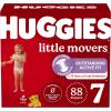 imageHuggies Size 6 Diapers Little Movers Baby Diapers Size 6 35 lbs 108 Count 2 Packs of 54 Packaging May VarySize 7