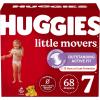 imageHuggies Size 6 Diapers Little Movers Baby Diapers Size 6 35 lbs 108 Count 2 Packs of 54 Packaging May VarySize 7