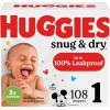 imageHuggies Size 7 Diapers Snug ampamp Dry Baby Diapers Size 7 41 lbs 108 Count 2 Packs of 54 Packaging May VarySize 1