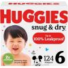imageHuggies Size 7 Diapers Snug ampamp Dry Baby Diapers Size 7 41 lbs 108 Count 2 Packs of 54 Packaging May VarySize 6
