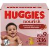 imageHuggies Nourish Scented Baby Wipes 10 Push Button Packs 560 Wipes Total56 Count Pack of 6