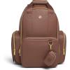 imageHuggies Signature Hug Pack Diaper Backpack Black OSCognac Leather