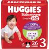 imageHuggies Size 4 Baby Diapers Little Movers HuggFit 360 Baby Diapers with 360 Waistband Size 4 2237 lbs 144 Count 4 Packs of 36 Packaging May VarySize 3