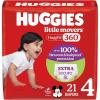 imageHuggies Size 4 Baby Diapers Little Movers HuggFit 360 Baby Diapers with 360 Waistband Size 4 2237 lbs 144 Count 4 Packs of 36 Packaging May VarySize 4