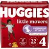 imageHuggies Size 6 Diapers Little Movers Baby Diapers Size 6 35 lbs 108 Count 2 Packs of 54 Packaging May VarySize 4