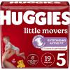 imageHuggies Size 6 Diapers Little Movers Baby Diapers Size 6 35 lbs 108 Count 2 Packs of 54 Packaging May VarySize 5