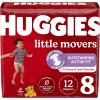 imageHuggies Size 6 Diapers Little Movers Baby Diapers Size 6 35 lbs 108 Count 2 Packs of 54 Packaging May VarySize 8