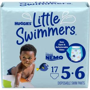imageHuggies Little Swimmers Disposable Swim Diapers Size 4 2434 lbs 36 Ct 2 packs of 18 Packaging May VaryLarge