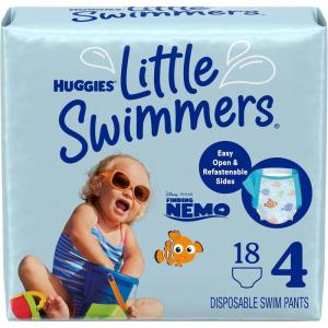 imageHuggies Little Swimmers Disposable Swim Diapers Size 4 2434 lbs 36 Ct 2 packs of 18 Packaging May VaryMedium