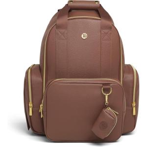 imageHuggies Signature Hug Pack Diaper Backpack Black OSCognac Leather