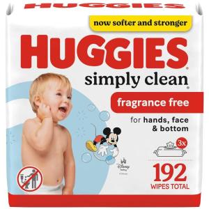 imageHuggies Simply Clean Unscented Baby Diaper Wipes 11 FlipTop Packs 704 Wipes Total Packaging May Vary64 Count Pack of 3