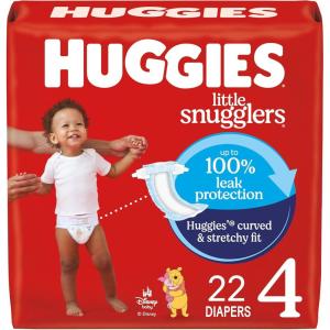 imageHuggies Size 2 Diapers Little Snugglers Baby Diapers Size 2 1218 lbs 186 Count 3 Packs of 62 Packaging May VarySize 4