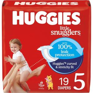 imageHuggies Size 2 Diapers Little Snugglers Baby Diapers Size 2 1218 lbs 186 Count 3 Packs of 62 Packaging May VarySize 5