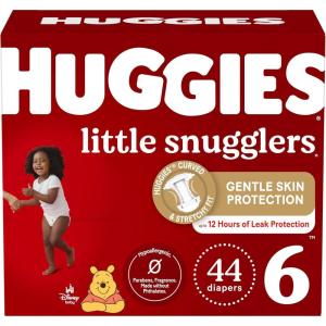 imageHuggies Size 2 Diapers Little Snugglers Baby Diapers Size 2 1218 lbs 186 Count 3 Packs of 62 Packaging May VarySize 6