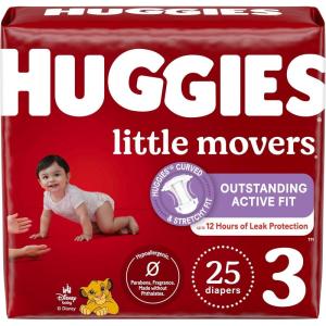 imageHuggies Size 6 Diapers Little Movers Baby Diapers Size 6 35 lbs 108 Count 2 Packs of 54 Packaging May VarySize 3
