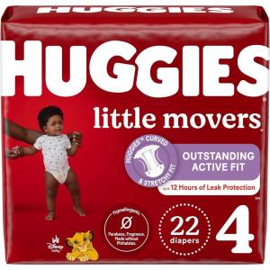 imageHuggies Size 6 Diapers Little Movers Baby Diapers Size 6 35 lbs 108 Count 2 Packs of 54 Packaging May VarySize 4