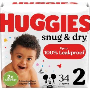 imageHuggies Size 7 Diapers Snug ampamp Dry Baby Diapers Size 7 41 lbs 108 Count 2 Packs of 54 Packaging May VarySize 2