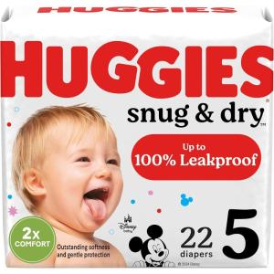 imageHuggies Size 7 Diapers Snug ampamp Dry Baby Diapers Size 7 41 lbs 108 Count 2 Packs of 54 Packaging May VarySize 5