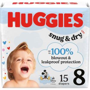 imageHuggies Size 7 Diapers Snug ampamp Dry Baby Diapers Size 7 41 lbs 108 Count 2 Packs of 54 Packaging May VarySize 8