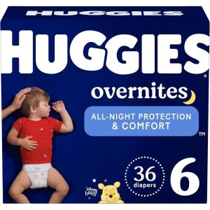 imageHuggies Size 7 Overnites Baby Diapers Overnight Diapers Size 7 41 lbs 68 Ct 2 Packs of 34 Packaging May VarySize 6