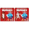 imageBundle of Huggies Little Snugglers Baby Diapers Size 2 1218 lbs 186 Count  Huggies Natural Care Sensitive Baby Wipes Unscented Hypoallergenic 99 Purified Water 12 FlipTop Packs 768 WipesSize 1  Size 2