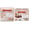 imageBundle of Huggies Skin Essentials Baby Diapers Size Newborn 69 lbs 180 Count  Huggies Skin Essentials Baby Wipes Hypoallergenic 99 Water 15 Flip Top Packs 840 WipesSize Newborn